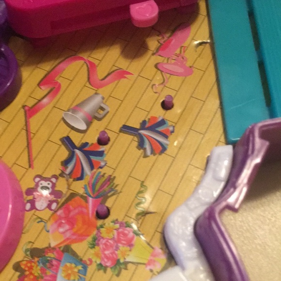 Polly pocket compact playsets (set of 3) cake slice butterfly flamingo pink - Picture 16 of 16